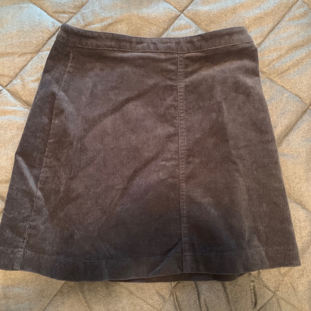Corduroy grey skirt